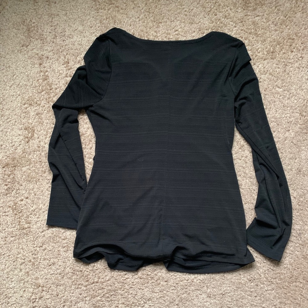 AB Studio Ruffled Front Top - Picture 5 of 6